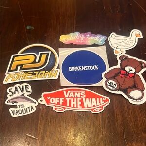 Birkenstock and Vans Sticker Set